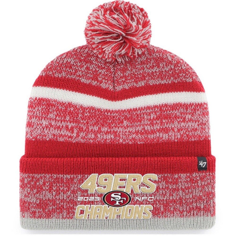 2023 49ers NFC Champions beanie